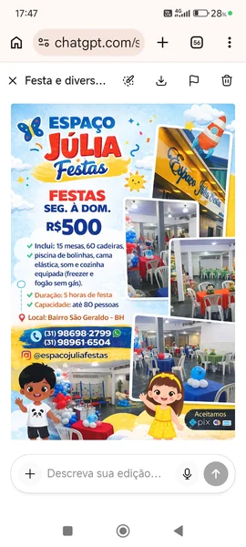 Espaço Para Festas Infantis