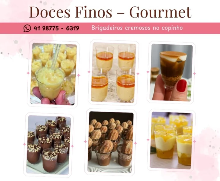 Doces Finos - Alimentação